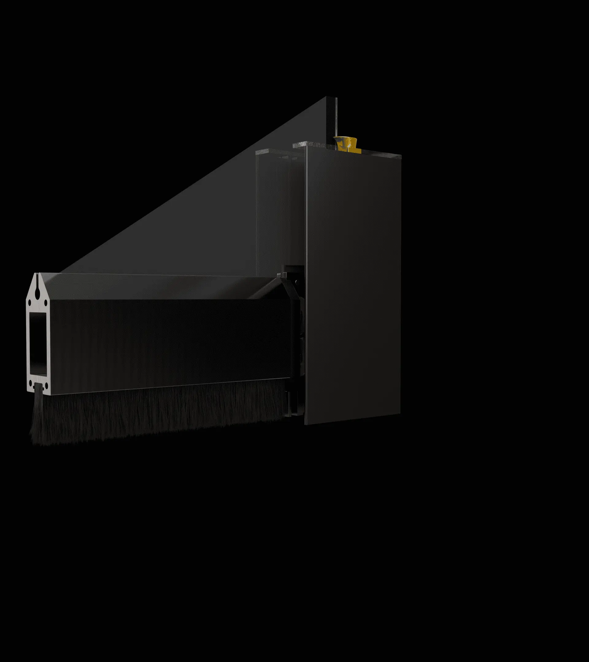 V-Track system assembled